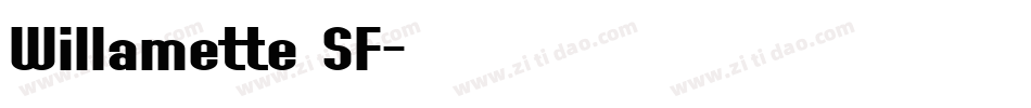 Willamette SF字体转换